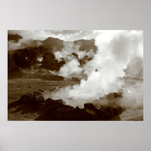 Azores (Furnas) hot springs Print