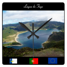 Azores Islands Wall Clock