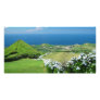 Azores landscape custom photo card