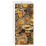 Azores limpets "lapas" rack card design