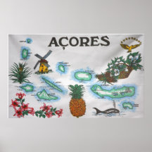 Azores souvenir posters
