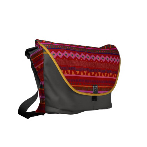 Aztec  Adinkra pattern exclusive design messenger Messenger Bag