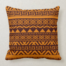 Aztec & Adinkra pattern exclusive design pillow