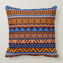 Aztec & Adinkra pattern exclusive design pillow