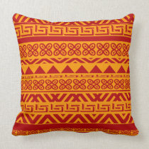 Aztec & Adinkra pattern exclusive design pillow