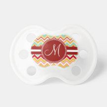 Aztec Andes Tribal Mountains Chevron Fiesta ZigZag Baby Pacifiers