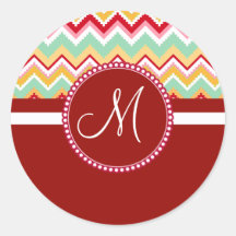 Aztec Andes Tribal Mountains Chevron Fiesta ZigZag Stickers