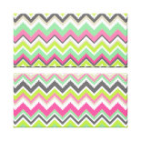 Aztec Andes Tribal Mountains Chevron Zig Zags Canvas Print