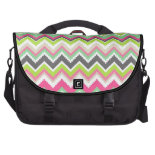 Aztec Andes Tribal Mountains Chevron Zig Zags Laptop Commuter Bag