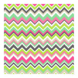 Aztec Andes Tribal Mountains Chevron Zig Zags Poster