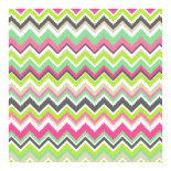 Aztec Andes Tribal Mountains Chevron Zig Zags Posters