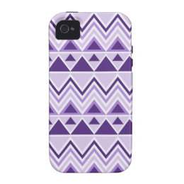 Aztec Andes Tribal Mountains Triangles Chevrons iPhone 4 Case