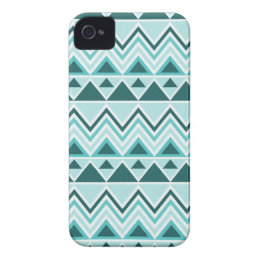 Aztec Andes Tribal Mountains Triangles Chevrons iPhone 4 Case-Mate Cases