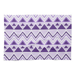 Aztec Andes Tribal Mountains Triangles Chevrons Hand Towels