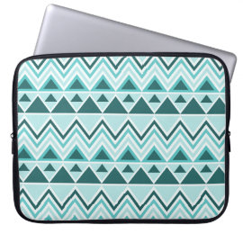 Aztec Andes Tribal Mountains Triangles Chevrons Laptop Sleeves