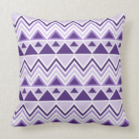 Aztec Andes Tribal Mountains Triangles Chevrons Pillow