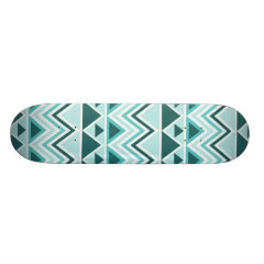 Aztec Andes Tribal Mountains Triangles Chevrons Skateboard Decks