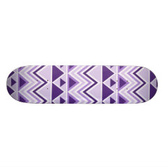 Aztec Andes Tribal Mountains Triangles Chevrons Skate Board