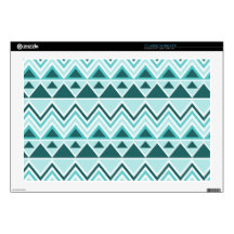 Aztec Andes Tribal Mountains Triangles Chevrons Skins For 17" Laptops