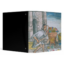 Aztec artisans dyeing feathers vinyl binder