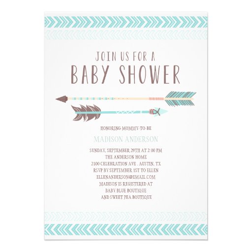 Aztec | Baby Shower Invitation