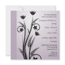 Aztec Blooms Engagement Party Invitation