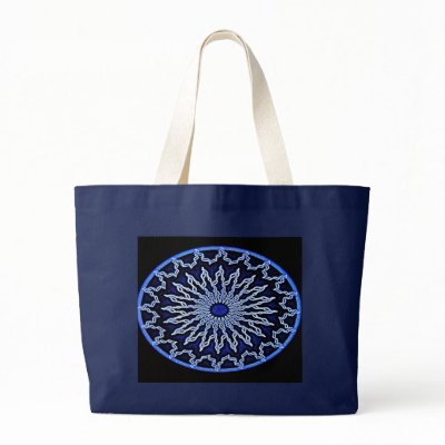Aztec Blue Mandala Bag by INTHEPRESENT