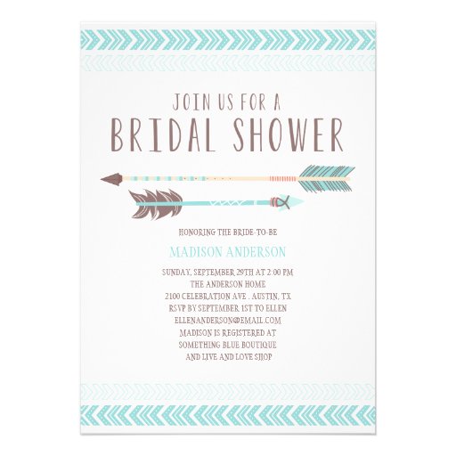 Aztec | Bridal Shower Invitation