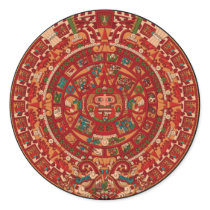 Aztec Calendar 2012 Sticker