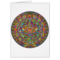 Aztec Calendar Card