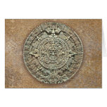 Aztec Calendar Card cards