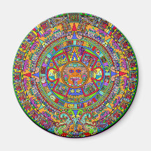 Aztec Calendar Magnets