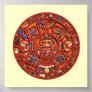 Aztec Calendar Stone - poster/print