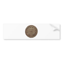 Aztec Calender bumper stickers by amazedcreations Aztec Calender bumper stickers