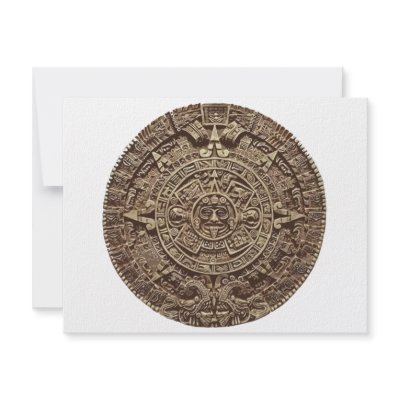 Aztec Calender Custom Invitation by amazedcreations