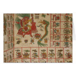 Aztec Codex Borbonicus Greeting Card