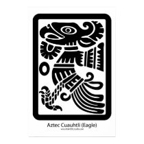 Aztec Cuauhtli - Eagle (Black) Print