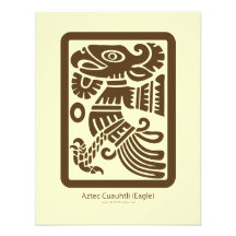 Aztec Cuauhtli - Eagle (Brown) Invitation