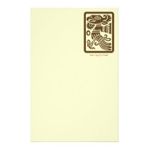 Aztec Cuauhtli - Eagle (Brown) Stationery stationery