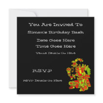 Aztec Design Invitation