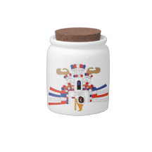 AZTEC EAGLE CANDY JARS