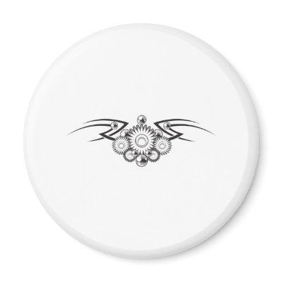 Aztec Flower Tattoo Design Magnet by doonidesigns