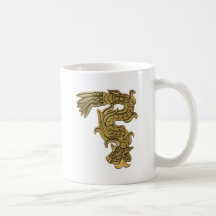 Aztec Gold Serpent Mugs