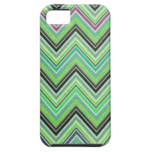 Aztec Green Purple Black Chevron Girly Pattern iPhone 5 Case