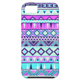 Aztec inspired pattern iPhone 5 cover
