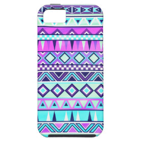 Aztec inspired pattern iPhone 5 cover