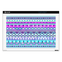Aztec inspired pattern laptop decal