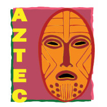 AZTEC MASK t-shirts by nassosvakalis AZTEC MASK t-shirts