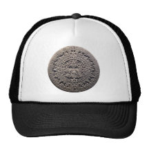 Aztec MAYAN CALENDAR Stone - December 21, 2012 Mesh Hat