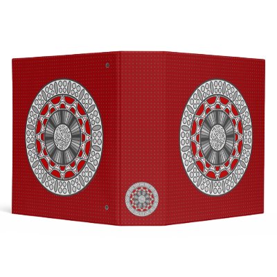 Aztec Meets Alien Binder by valeriedesigns6